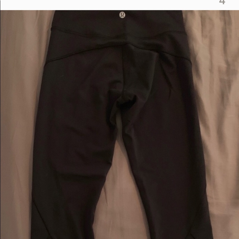 Black Everlux Crop - LULULEMON